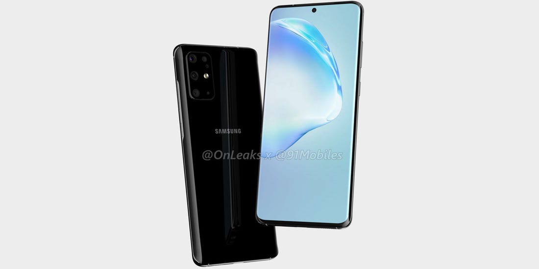 Samsung Galaxy S20 render 
