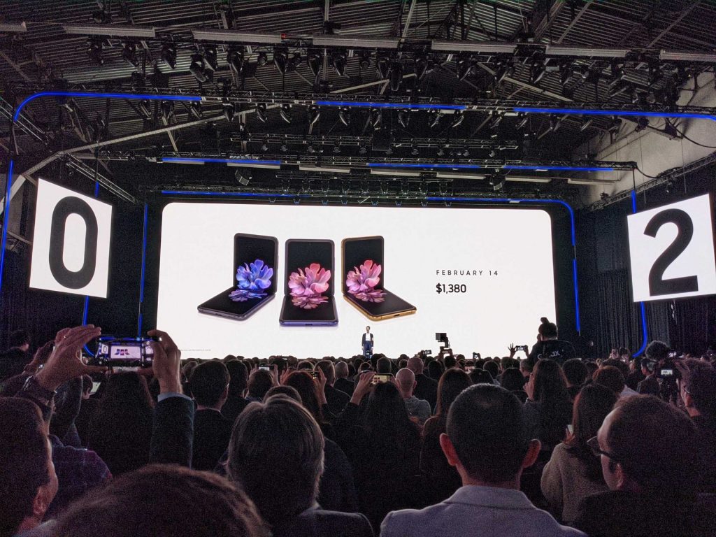 Z Flip Foldable Phone by Samsung